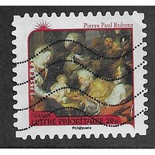 FRA 2011 (60c)(S/A) 'CHRISTMAS - PIERRE PAUL RUBENS' FINE USED (EBID56-640)