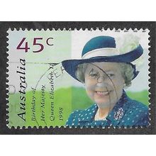 AUS 1998 45c 'QUEENS BIRTHDAY' FINE USED (EBID68-280)