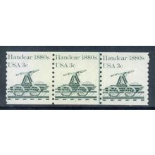 1898 3c Handcar Fine MNH Dry Gum PNC 1/3 W0477