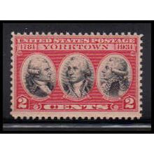 703 2c Yorktown Just Clears MNH O4932
