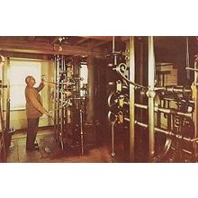 Wiltshire Crofton Beam Engines Factory Worker Labourer Controls Wilts Postcard