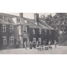 Aylsham Manor Otterhound Angry Pack Of Dog Dogs Norwich Antique Postcard