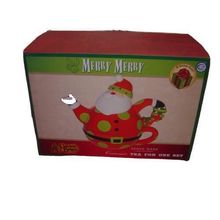 Merry Merry Santa Ceramic Tea Pot