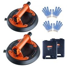 Glass Suction Cup, 8" 2 Pack 615 lbs Load Capacity, Vacuum Suction Cup with ...