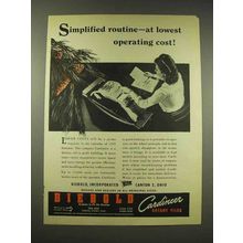1944 Diebold Cardineer Rotary File Ad - Simplified