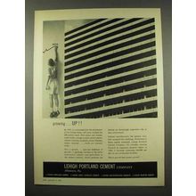 1956 Lehigh Portland Cement Ad - Growing Up