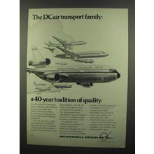 1974 McDonnell Douglas DC-10 Jetliner Ad, Air Transport