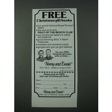 1986 Harry and David Ad