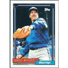 1992 Topps Toronto Blue Jays Greg Myers 203