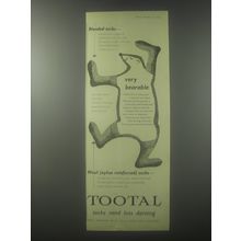 1954 Tootal Socks Ad - Very Bearable