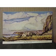 CLOUDS OVER MULL, ISLE OF MULL, SCOTLAND used postcard 1982 pm =
