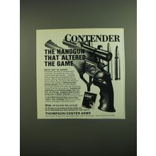 1981 Thompson/Center Contender Pistol Ad - The Handgun that altered the game