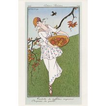 Charlies Barbier Paris French 1914 WW1 Fashion Plate Postcard