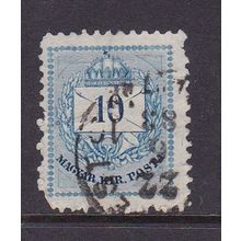 HUNGARY 1874 10k VALUE USED SG32b