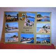multiview, PUERTO DE POLLENSA, MALLORCA, SPAIN. used postcard #