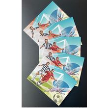 Iles Salomon 2012 Mi. 1666 - 1669 Stationery Entier Ganzsache Football Calcio