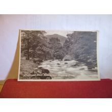 STEPPING STONES, RIVER ROTHAY, AMBLESIDE, LAKE WINDERMERE unused postcard =