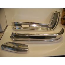 1969 CHRYSLER TOWN & COUNTRY BENCH SEAT ALUMINUM TRIM OEM