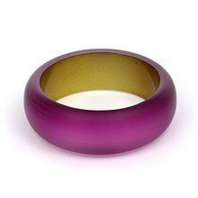 Bangle Bracelets - Lucite - Fuchsia - BR-81228FU