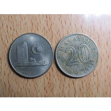 Malaysia 1973 20 Sen Coin
