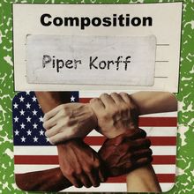 Original Writings By Piper Korff COMPOSITION NOTEBOOK School Work 2013