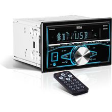 BOSS Audio Systems 820BRGB Car Stereo - Double Din, Bluetooth, No CD DVD Player,