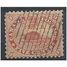 Canada (Colony Of) 1859 SG31 5c Pale Red Fine Used. .