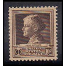878 10c Jane Addams Very Fine MNH W1985