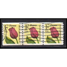 Used 2518 29c F Flower Very Fine PNC 2222/3 PA2986