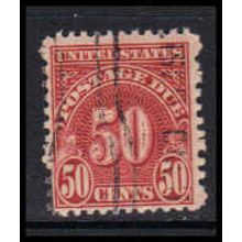 Used J86 50c Postage Due Barely Clears K1480