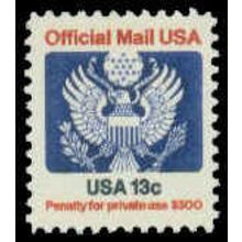O129 13c Eagle Fine MNH G0626