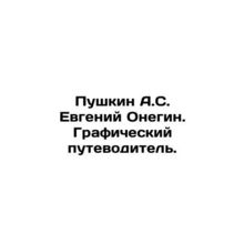 Pushkin A.S. Evgeny Onegin. Graphic guide. In Russian /Pushkin A.S. Evgeniy One