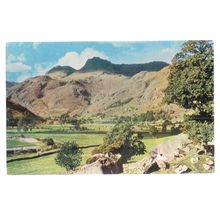 LANGDALE PIKES, CUMBRIA unused postcard. by Sanderson & Dixon =