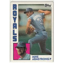 1984 Topps baseball card 417 Mike Armstrong
