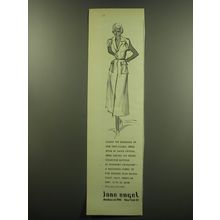 1949 Jane Engel David Crystal Dress Ad - Count the blessings of our new Classic