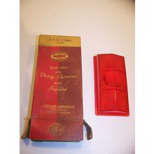 1949 DODGE TAILLIGHT LENS #1244881 NOS WAYFARER 3 PASS COUPE ROADSTER