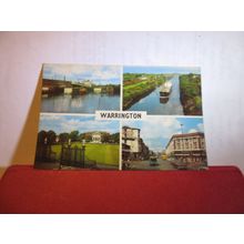 multiview, WARRINGTON, LANCASHIRE unused postcard dated 1970 =
