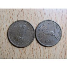 India 1954 1 Pice Coin