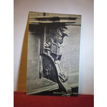 FOX IN PULPIT, CHRISTCHURCH PRIORY, Dorset antique postcard Castle tea rooms =