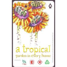 A Tropical Garden In Evey Home S'pore TransitLink Train/Bus Card