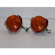 Harley Davidson Front Turn Signals OEM Softail Dyna SAE DP 85 DOT PM