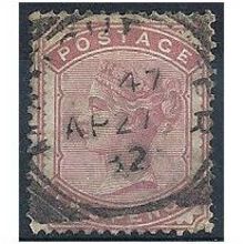 1880 SG168 2d Pale Rose Plate Good.Used