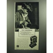 1945 Nabisco Honey Maid Graham Crackers Ad - Carpenter