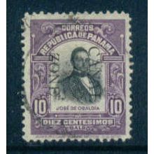 Used Canel Zone 30 10c Jose de Obaldia Very Fine NA0378