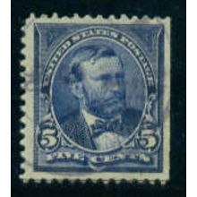 Used 281 5c Ulysses S. Grant Almost Very Fine M05112