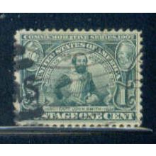 Used 328 1c John Smith Very Fine C2765