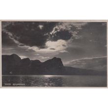 Burgenstock Sunset Germany Vintage Postcard