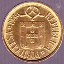 1986 Portugal 1 Escudo Coin