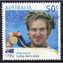 Australia 2004 Olympic Gold Medal Winners - Ryan Bayley, Men's Keirin 50c Used