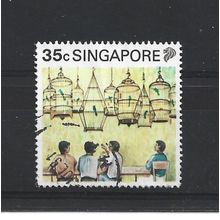 Singapore.SG629 35c Coffee shop bird singing contest.Fine Used.Jul25